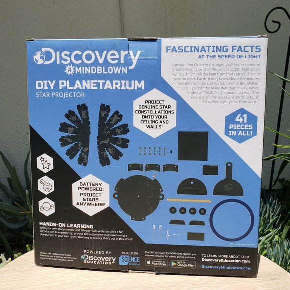 NEW Discovery Kids Solar Planetarium Kit, DIY Astronomy Set Stars Constellations - Picture 12 of 15